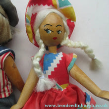 Load image into Gallery viewer, Set of Three Little Vintage 1950s WOODEN DOLLS. Made in Poland
