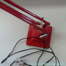 Load image into Gallery viewer, 1950s Type 1227 RED Anglepoise Lamp by Herbert Terry &amp; Sons, Redditch. ALL ORIGINAL
