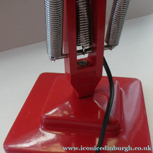 Load image into Gallery viewer, 1950s Type 1227 RED Anglepoise Lamp by Herbert Terry &amp; Sons, Redditch. ALL ORIGINAL
