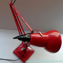 Load image into Gallery viewer, 1950s Type 1227 RED Anglepoise Lamp by Herbert Terry &amp; Sons, Redditch. ALL ORIGINAL
