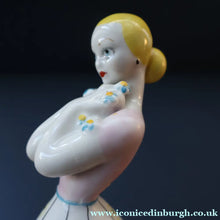 Load image into Gallery viewer, UKRAINE POTTERY. Vintage 1950s Figurine of a Girl. Baranivka Porcelain Factory
