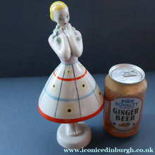 Load image into Gallery viewer, UKRAINE POTTERY. Vintage 1950s Figurine of a Girl. Baranivka Porcelain Factory
