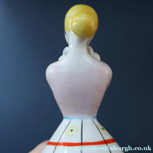 Load image into Gallery viewer, UKRAINE POTTERY. Vintage 1950s Figurine of a Girl. Baranivka Porcelain Factory
