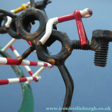 Load image into Gallery viewer,  Vintage 1950s Hand-Made Painted Nuts and Bolts Model of Showjumpers
