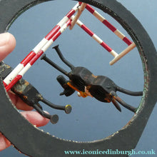 Load image into Gallery viewer,  Vintage 1950s Hand-Made Painted Nuts and Bolts Model of Showjumpers
