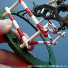 Load image into Gallery viewer,  Vintage 1950s Hand-Made Painted Nuts and Bolts Model of Showjumpers
