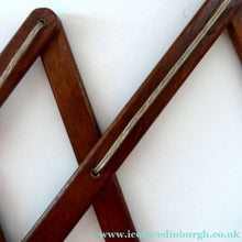 Load image into Gallery viewer, Unusual Vintage TEAK Scissor / Concertina Action Wall Lamp. Mid-Century Danish Design
