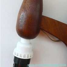 Load image into Gallery viewer, Unusual Vintage TEAK Scissor / Concertina Action Wall Lamp. Mid-Century Danish Design
