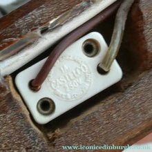 Load image into Gallery viewer, Unusual Vintage TEAK Scissor / Concertina Action Wall Lamp. Mid-Century Danish Design
