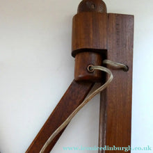 Load image into Gallery viewer, Unusual Vintage TEAK Scissor / Concertina Action Wall Lamp. Mid-Century Danish Design
