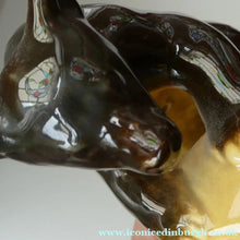 Load image into Gallery viewer, 1950s RUSSIAN Konakovo Majolica Acrobatic Bear - with 3NK (or Zeke / Zik mark). Made in the USSR
