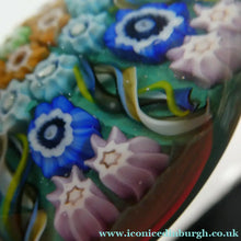 Load image into Gallery viewer, 1950s Scottish VASART Glass Paperweight with Millefiori Rosette
