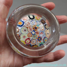 Load image into Gallery viewer, Vintage 1950s Vasart Paperweight Inside the Base of a Chunky Pin Dish or Small  Bowl
