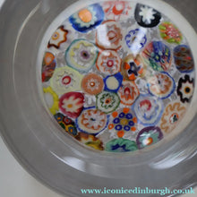 Load image into Gallery viewer, Vintage 1950s Vasart Paperweight Inside the Base of a Chunky Pin Dish or Small  Bowl
