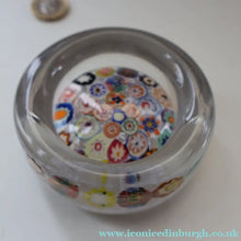 Load image into Gallery viewer, Vintage 1950s Vasart Paperweight Inside the Base of a Chunky Pin Dish or Small  Bowl
