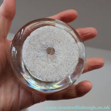 Load image into Gallery viewer, Vintage 1950s Vasart Paperweight Inside the Base of a Chunky Pin Dish or Small  Bowl
