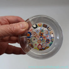 Load image into Gallery viewer, Vintage 1950s Vasart Paperweight Inside the Base of a Chunky Pin Dish or Small  Bowl
