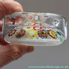 Load image into Gallery viewer, Vintage 1950s Vasart Paperweight Inside the Base of a Chunky Pin Dish or Small  Bowl
