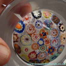 Load image into Gallery viewer, Vintage 1950s Vasart Paperweight Inside the Base of a Chunky Pin Dish or Small  Bowl
