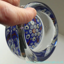 Load image into Gallery viewer, Vintage 1950s Vasart Paperweight Inside the Base of a Chunky Pin Dish or Small  Bowl
