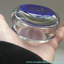 Load image into Gallery viewer, Vintage 1950s Vasart Paperweight Inside the Base of a Chunky Pin Dish or Small  Bowl
