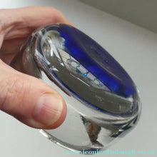 Load image into Gallery viewer, Vintage 1950s Vasart Paperweight Inside the Base of a Chunky Pin Dish or Small  Bowl
