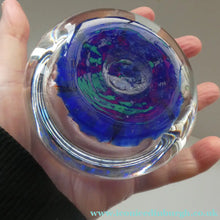 Load image into Gallery viewer, Vintage 1950s Vasart Paperweight Inside the Base of a Chunky Pin Dish or Small  Bowl
