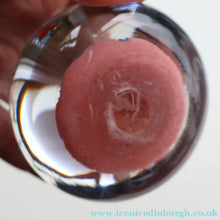 Load image into Gallery viewer, Early 1950s VASART GLASS Paperweight. Pink Ground with Ten Half Spokes and Millefiori Canes
