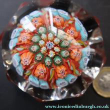 Load image into Gallery viewer, 1950s Vasart Glass Paperweight. Star Shape with Red Ground &amp; Eight Short Spokes - Paperweight
