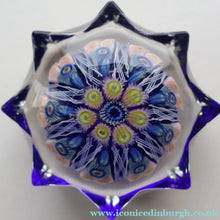 Load image into Gallery viewer, 1950s Vasart Glass Paperweight. Star Shape with Red Ground &amp; Eight Short Spokes (Copy) - Paperweight
