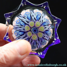 Load image into Gallery viewer, 1950s Vasart Glass Paperweight. Star Shape with Red Ground &amp; Eight Short Spokes (Copy) - Paperweight
