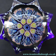 Load image into Gallery viewer, 1950s Vasart Glass Paperweight. Star Shape with Red Ground &amp; Eight Short Spokes (Copy) - Paperweight
