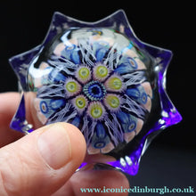 Load image into Gallery viewer, 1950s Vasart Glass Paperweight. Star Shape with Red Ground &amp; Eight Short Spokes (Copy) - Paperweight
