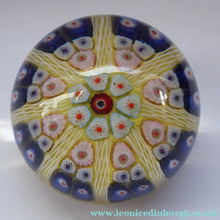 Load image into Gallery viewer, VASART Scottish Glass Paperweight with 8 Spokes
