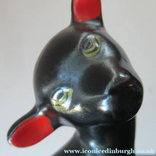Load image into Gallery viewer, 1950s Italian Ceramic Figurine of a Black Lamb
