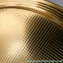 Load image into Gallery viewer, MASCOT Brand. Vintage 1950s POWDER COMPACT with Marblised Lucite Lid with Golden Leaves Garland
