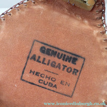 Load image into Gallery viewer, 1950s Vintage Miniature Genuine Alligator Handbag or Handled Purse - Vintage Handbag
