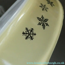 Load image into Gallery viewer, 1950s Vintage PYREX GAEITY Oval Divided Lidded Serving Dish Gaiety YELLOW SNOWFLAKE
