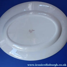 Load image into Gallery viewer, 1950s Vintage Susie Cooper Pottery BRACKEN PATTERN Oval Ashet / Serving Plate. KESTREL shape. 12 inches
