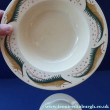 Load image into Gallery viewer, 1950s Vintage Susie Cooper Pottery BRACKEN PATTERN Shallow Soup Bowls. KESTREL shape. 8 inches
