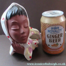 Load image into Gallery viewer, 1950s West German Cortendorf Ceramic Figurine of a Lady in a Head Scarf

