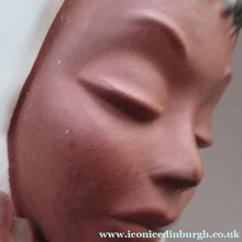 Load image into Gallery viewer, 1950s West German Cortendorf Ceramic Figurine of a Lady in a Head Scarf
