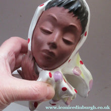 Load image into Gallery viewer, 1950s West German Cortendorf Ceramic Figurine of a Lady in a Head Scarf

