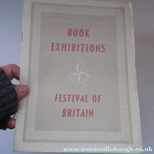 Load image into Gallery viewer, Festival of Britian Book Exhibitions Pamphlet 1951
