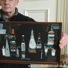 Load image into Gallery viewer, 1950s American Screenprint by Ronald Julius Christensen Entitled Bottles
