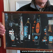 Load image into Gallery viewer, 1950s American Screenprint by Ronald Julius Christensen Entitled Bottles
