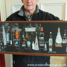 Load image into Gallery viewer, Genuine Vintage 1956 Serigraph or Silk Screenprint by RONALD JULIUS CHRISTENSEN. Entitled Bottles

