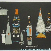 Load image into Gallery viewer, Genuine Vintage 1956 Serigraph or Silk Screenprint by RONALD JULIUS CHRISTENSEN. Entitled Bottles - International Art
