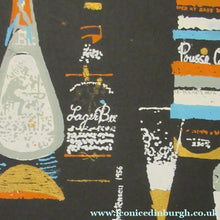 Load image into Gallery viewer, 1950s American Screenprint by Ronald Julius Christensen Entitled Bottles
