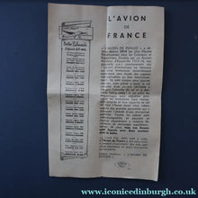 Load image into Gallery viewer, Highly Collectable: 1960 Gilder Model Entitled "L'avion De France".  Le Racer Model. Orange Colour
